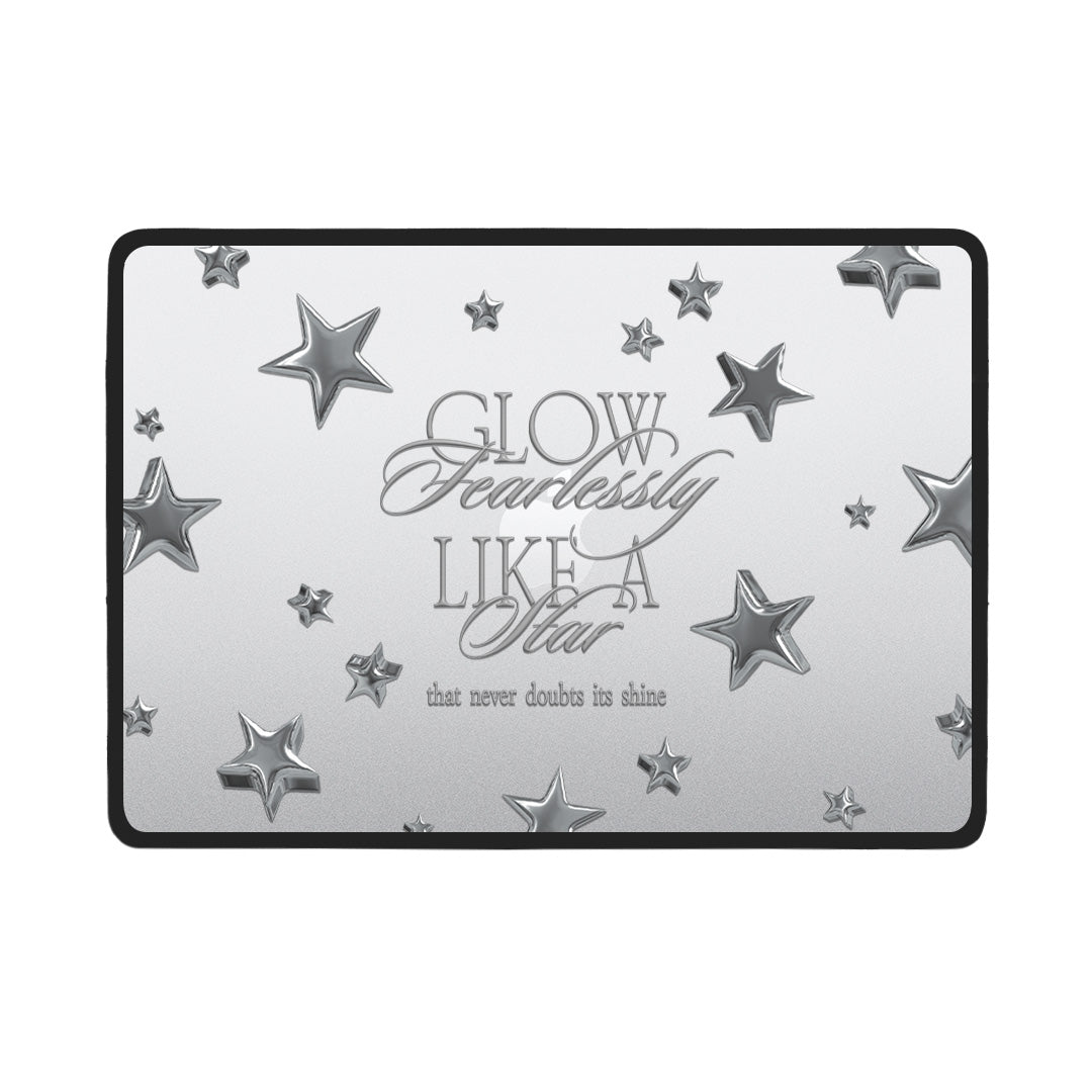 Shine Fearlessly Macbook Case Case Macbook - Rubber Frosted Black / Air 13 inch M1