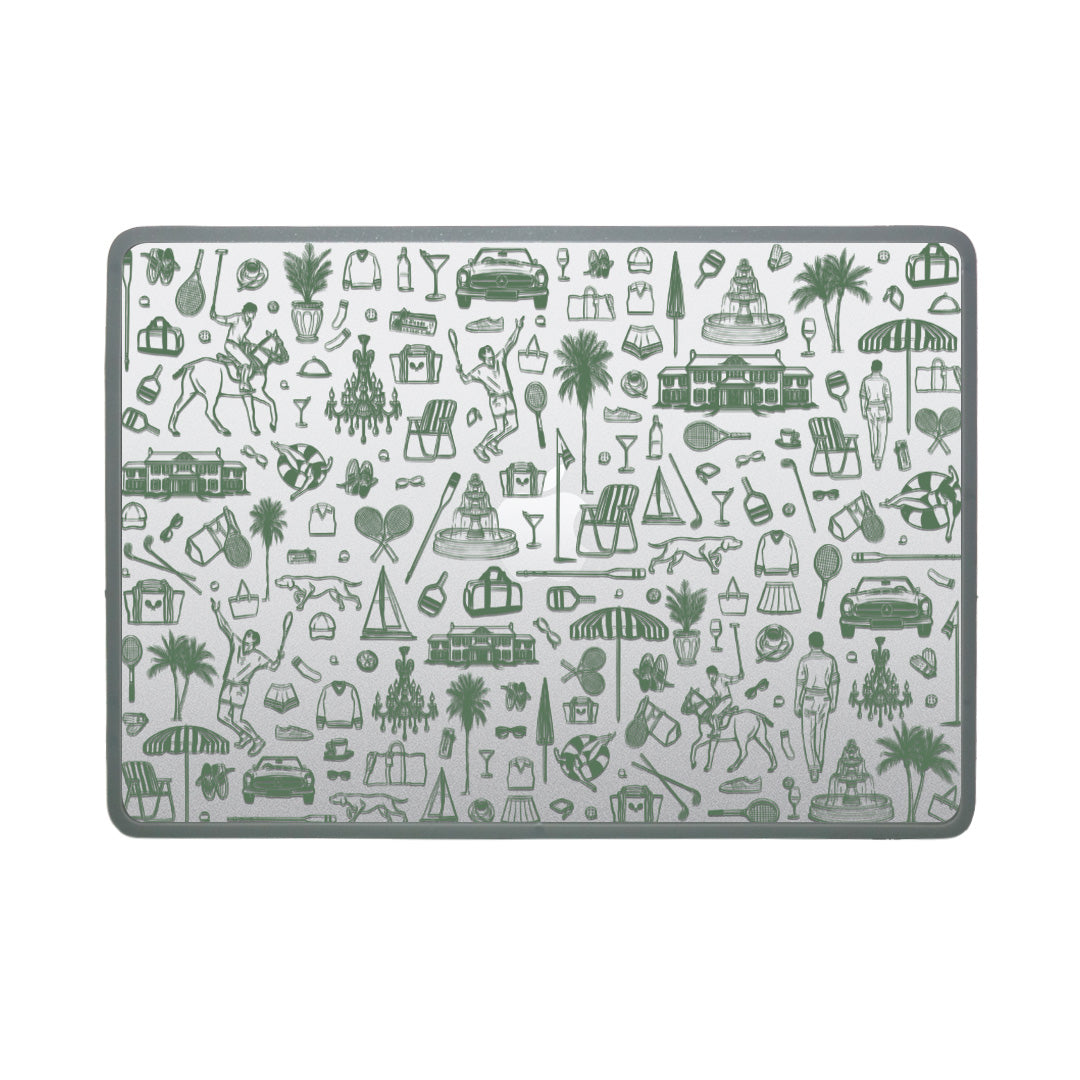 Clubhouse Society Macebook Case
