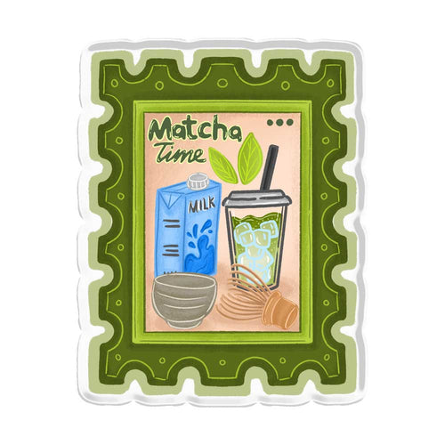 Matcha Break Popup Stand Acrylic