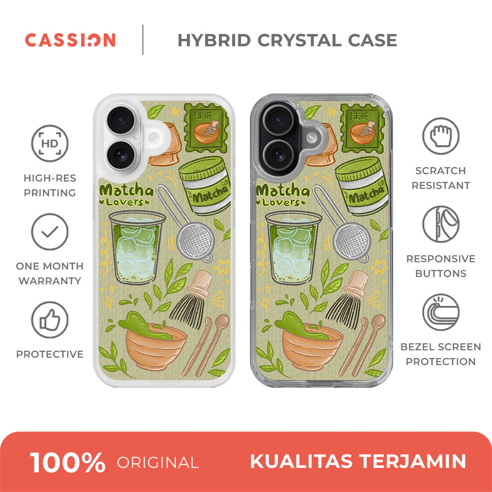 Matcha Lovers Hybrid Crystal Case - iPhone 17 / v2