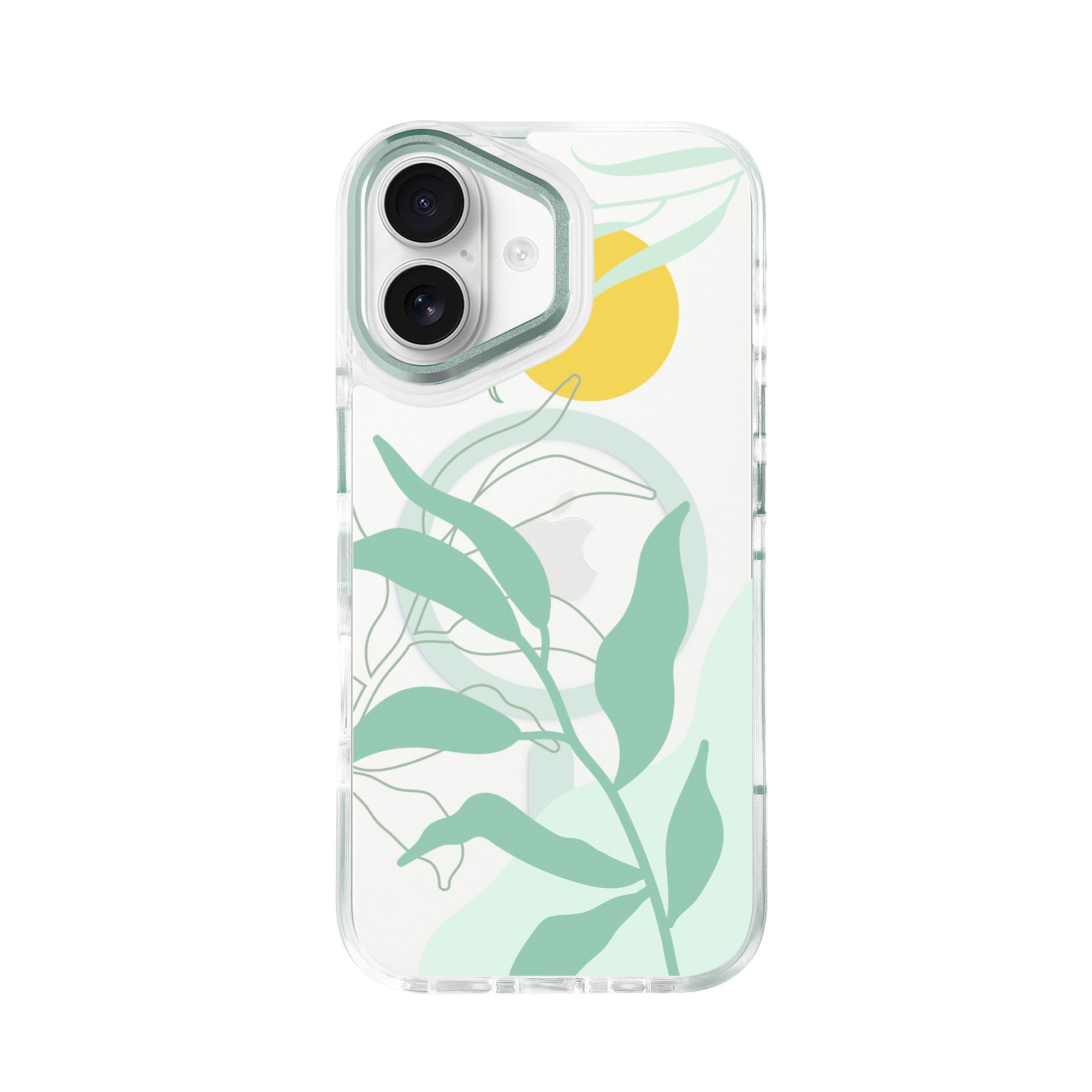 Hybrid Aura Crystal for iPhone Min Green Dusk