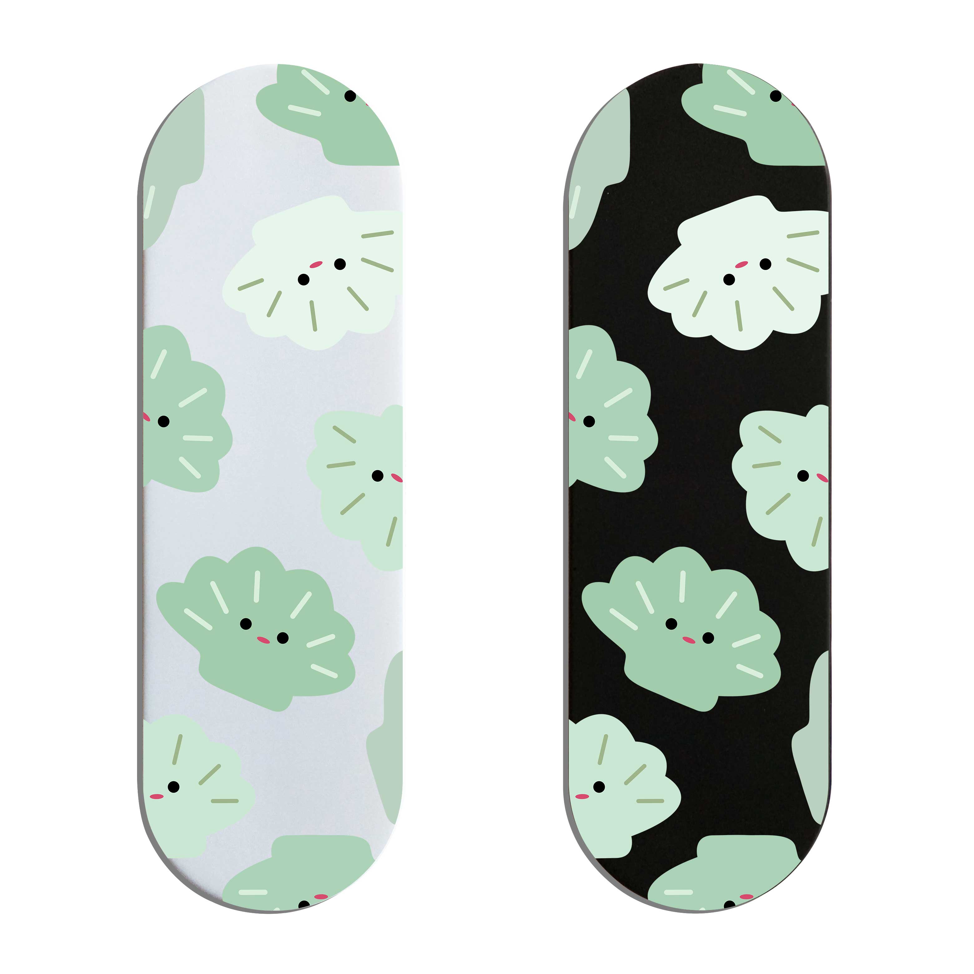Mint Green Shells Finger Grip Fingergrip - Hitam