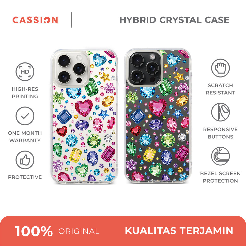 Mix Gems Hybrid Crystal Case - iPhone 15