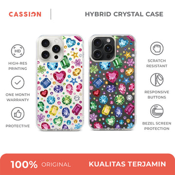 Mix Gems Hybrid Crystal Case - iPhone 15