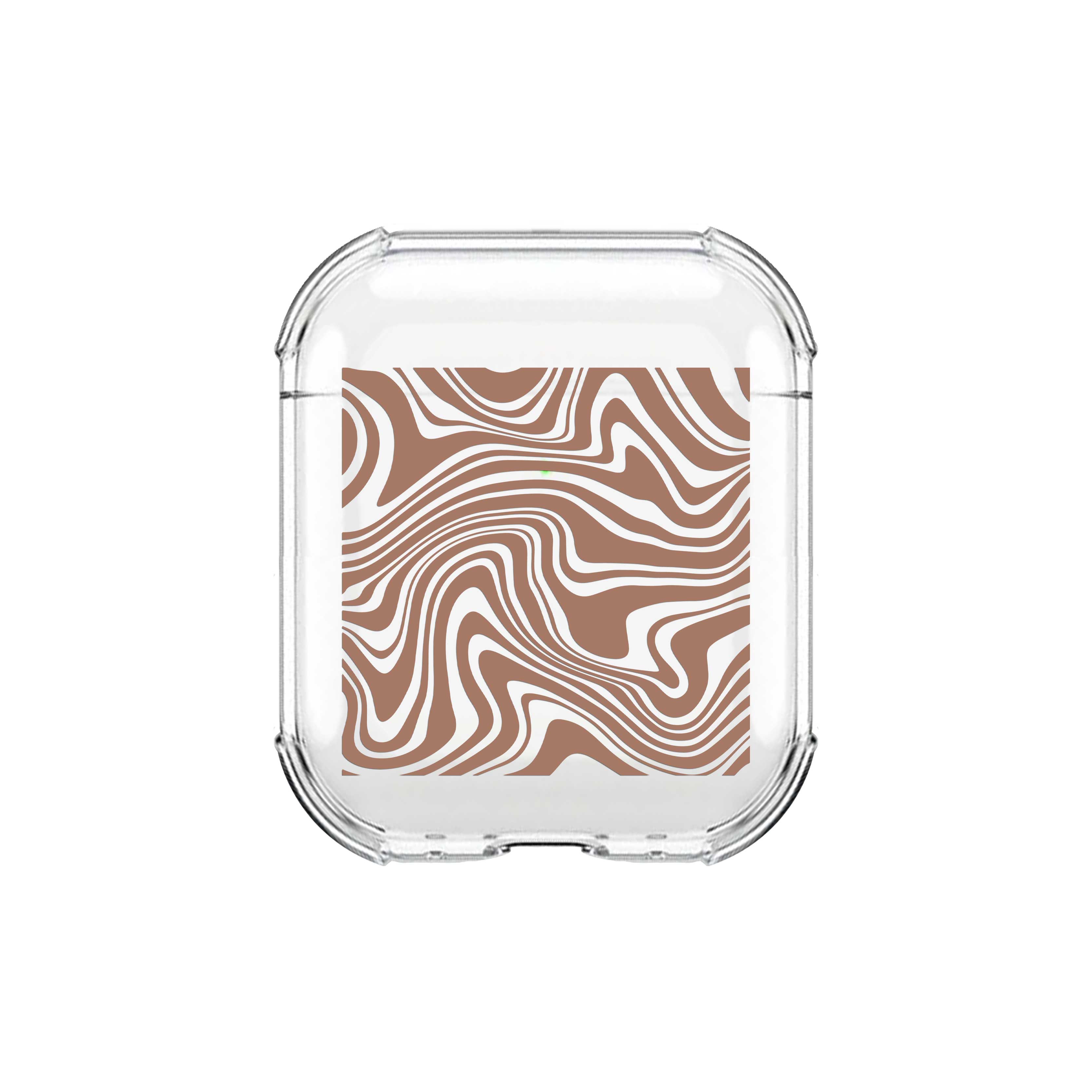 Mocha Marble Airpods Samsung Buds Case