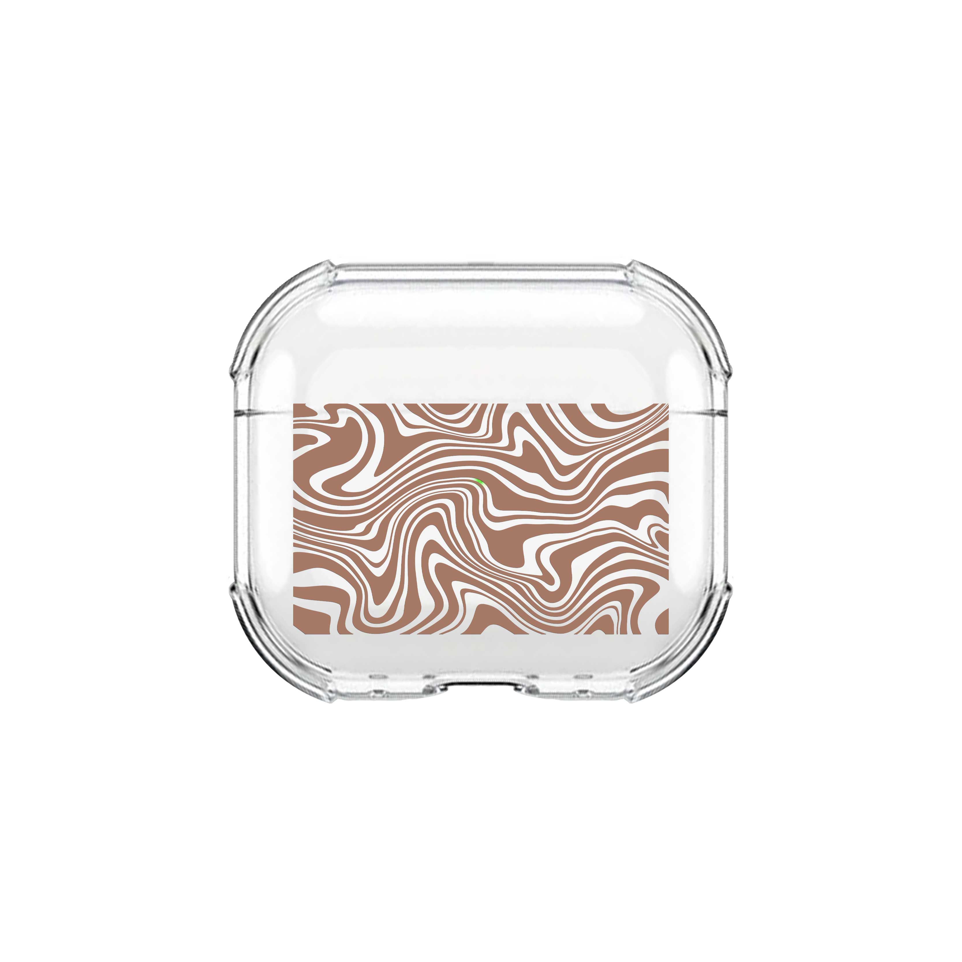 Mocha Marble Airpods Samsung Buds Case