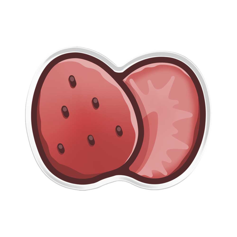 Sliced Strawberry Popup Stand Acrylic