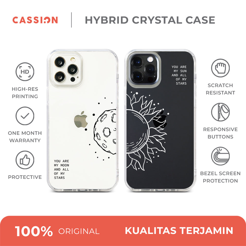 Moon and Sun CP02 - Moon Hybrid Crystal Case - iPhone 15 Pro
