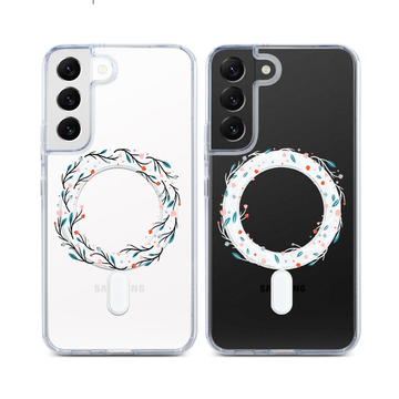 Nature Spreads Magsafe Case Hybrid Crystal Case - Samsung S24 Plus