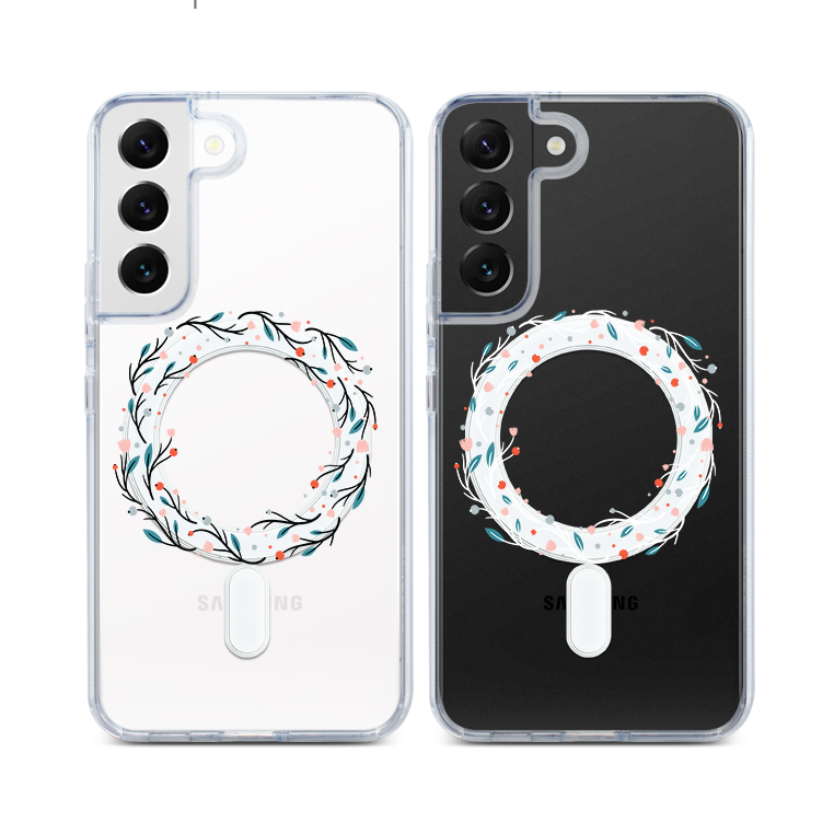 Nature Spreads Magsafe Case Hybrid Crystal Case - Samsung S24 Plus