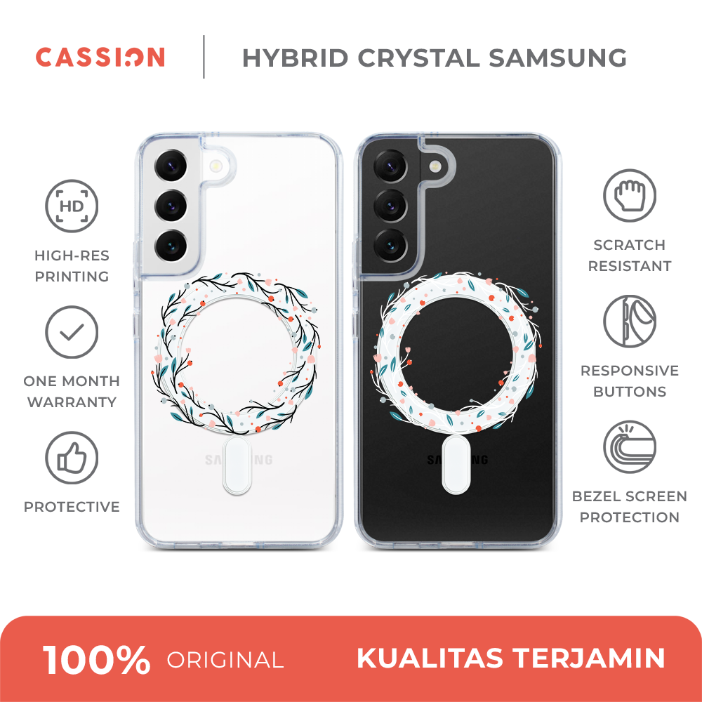 Nature Spreads Magsafe Case Hybrid Crystal Magsafe - Samsung S24 / v2
