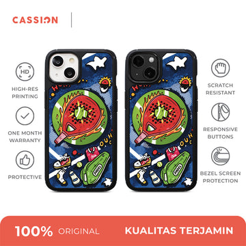 Padel Fury Hybrid Rubber Case V3 - iPhone 14 Pro Max / Black