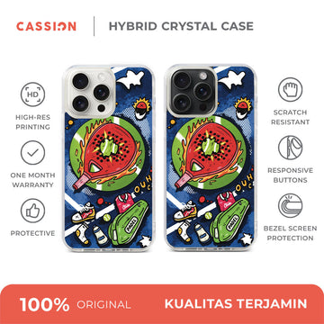 Padel Fury Hybrid Crystal Case - iPhone 14 Pro Max