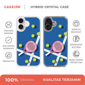 Padel Pop - Pink Hybrid Crystal Magsafe - iPhone 17 Pro Max / v2