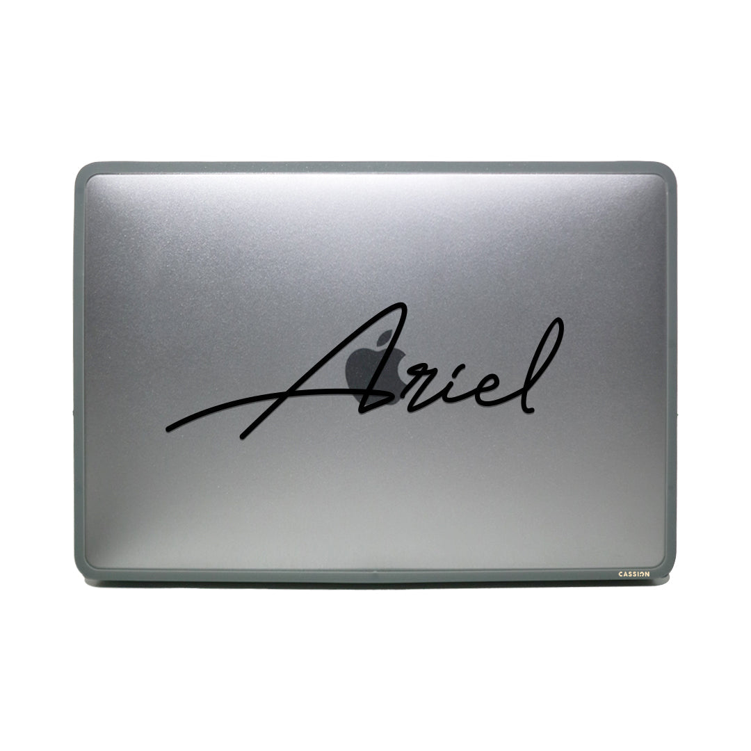 Personalized Your Name Macbook Case Case Macbook - Rubber Frosted Gray / Pro 13 inch M1