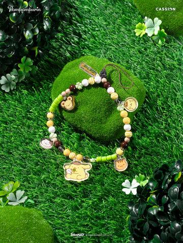 Chain Beads Phone Charm Hand Strap for Phone Case Pompompurin Collection