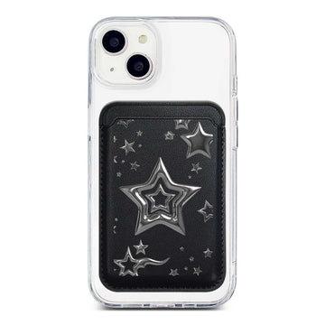 Star Metal Magnetic Pocket Wallet Pocket Wallet Magnetic - Black