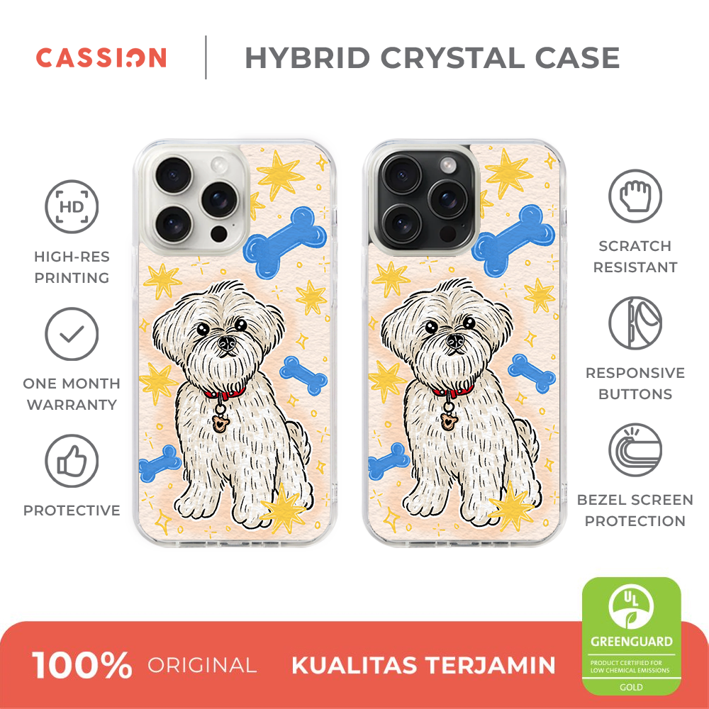 Puppy Pudel Hybrid Crystal Magsafe - iPhone 16 Pro Max / v2