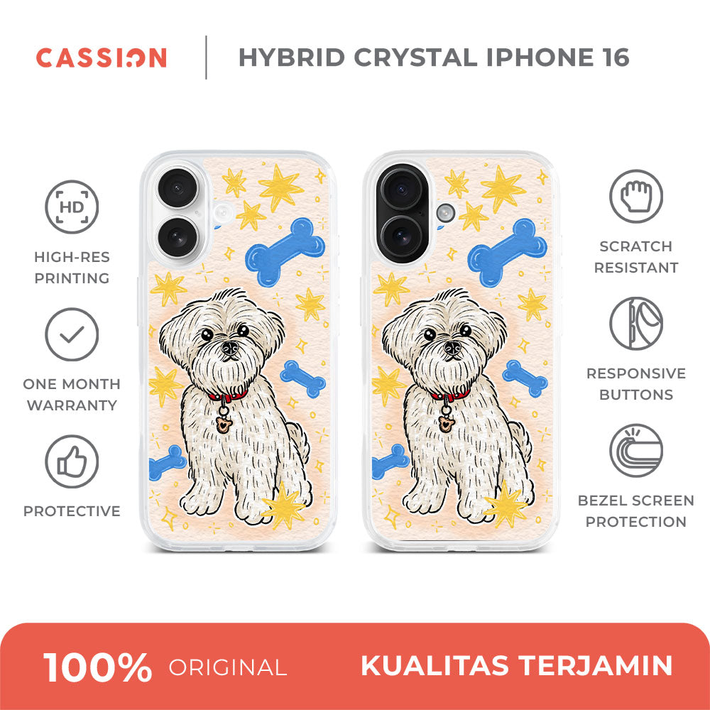 Puppy Pudel Hybrid Crystal Magsafe - iPhone 16 / v2