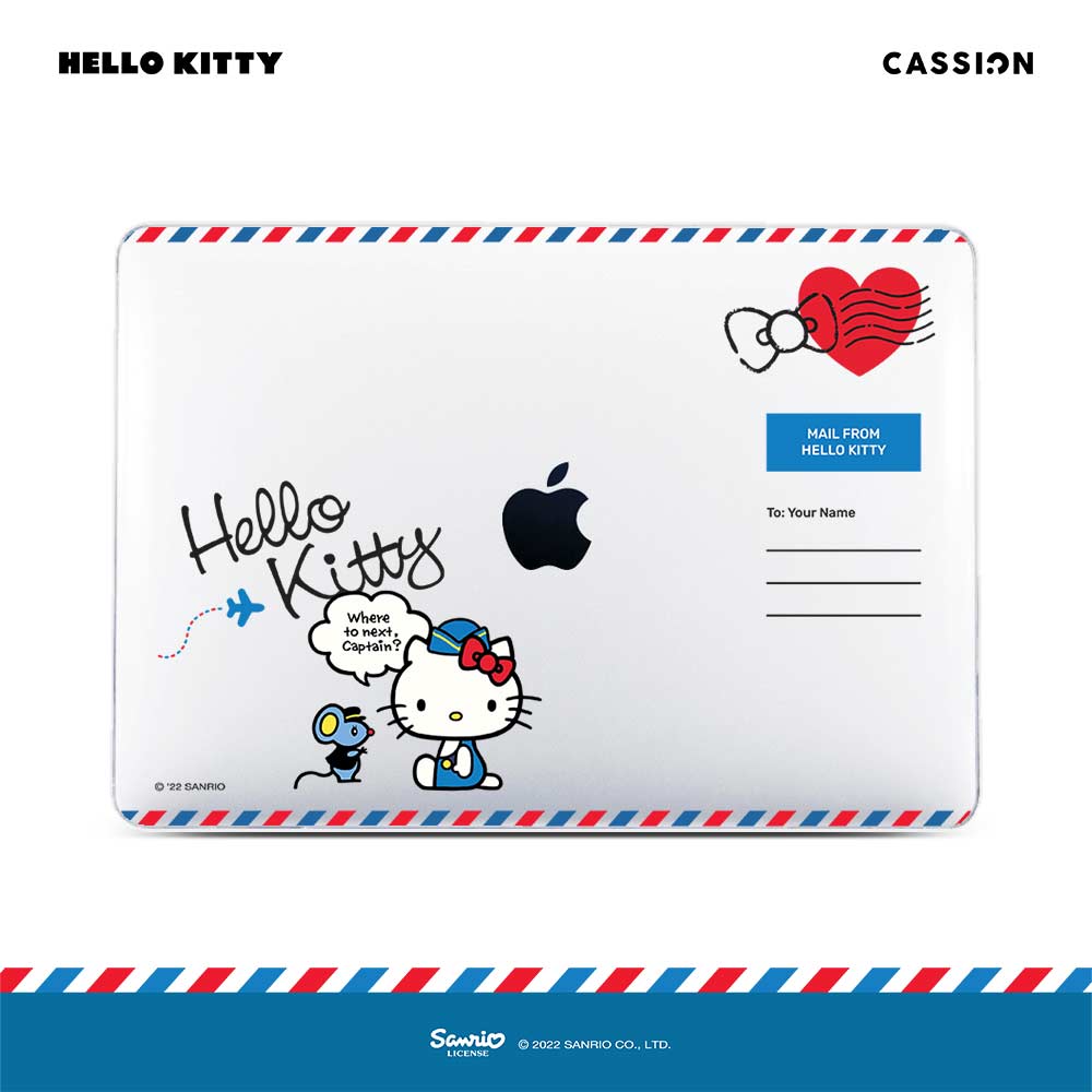 Ribbon Postage Stamp Macbook Case Case Macbook - Rubber Frosted Gray / Air 13.6 inch M2 M3 M4