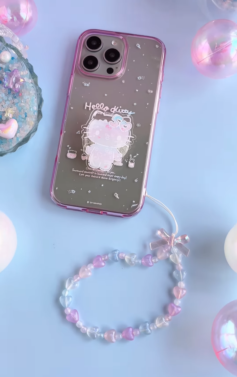 Celeste Heart Beads for Phone Case