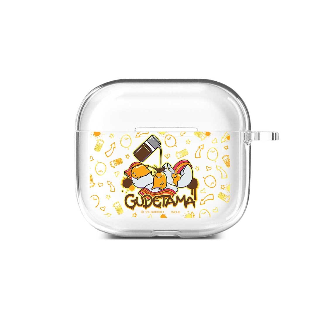 [Ready] Shoyu Rain Airpods Samsung Buds Case / Earbuds Liquid Crystal Case Samsung Buds 2 or Pro or Live Clear