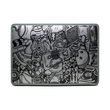 Sketch of Classic Instrument Macbook Case Case Macbook - Rubber Frosted Gray / Air 13.6 inch M2 M3 M4