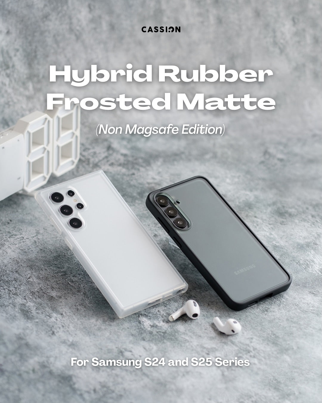 Hybrid Rubber Frosted Matte Case