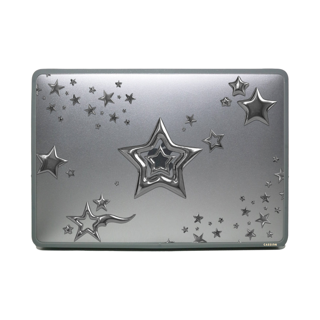 Star Chrome Case Macbook - Rubber Frosted Gray / Pro 13 inch M1
