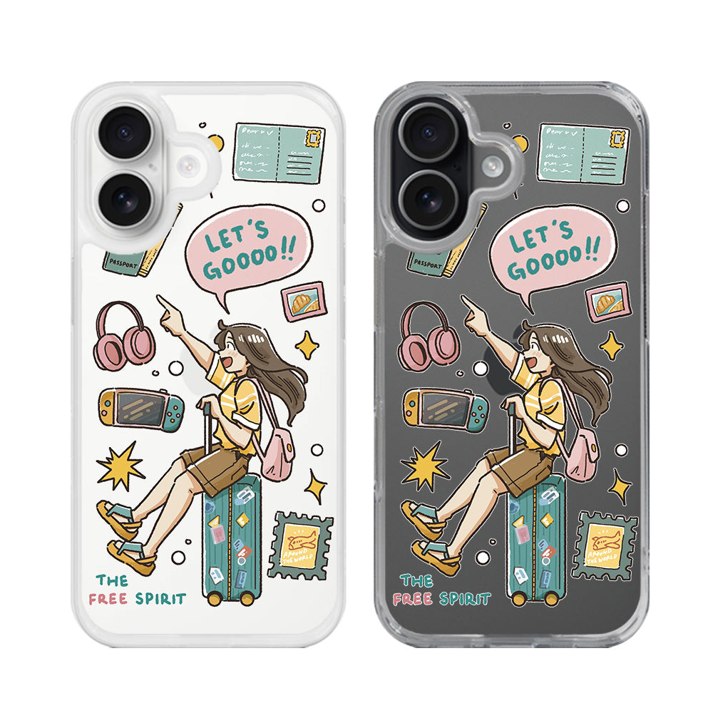The Free Spirit Hybrid Crystal Case - iPhone 17