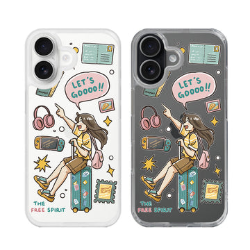 The Free Spirit Hybrid Crystal Case - iPhone 17