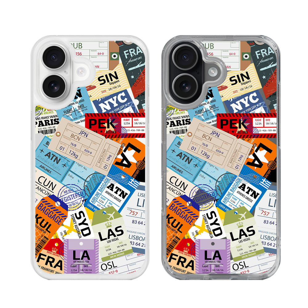 Baggage Tag 02 Hybrid Crystal Case - iPhone 17