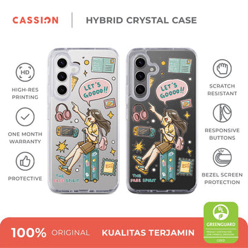 The Free Spirit Hybrid Crystal Case - Samsung S24 Ultra
