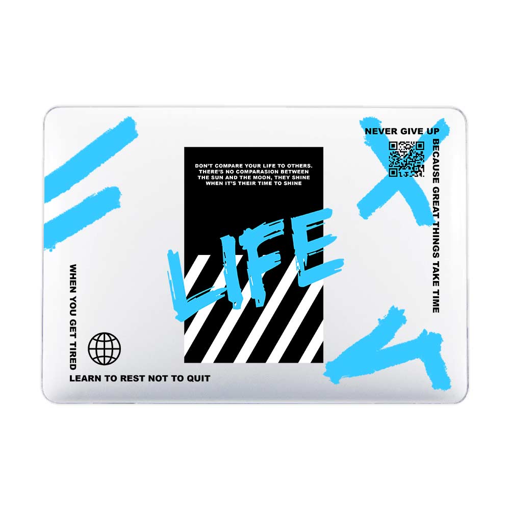 The Meaning Of Your Life Macbook Case Case Macbook - Rubber Frosted Gray / Air 15 inch M2 M3 M4
