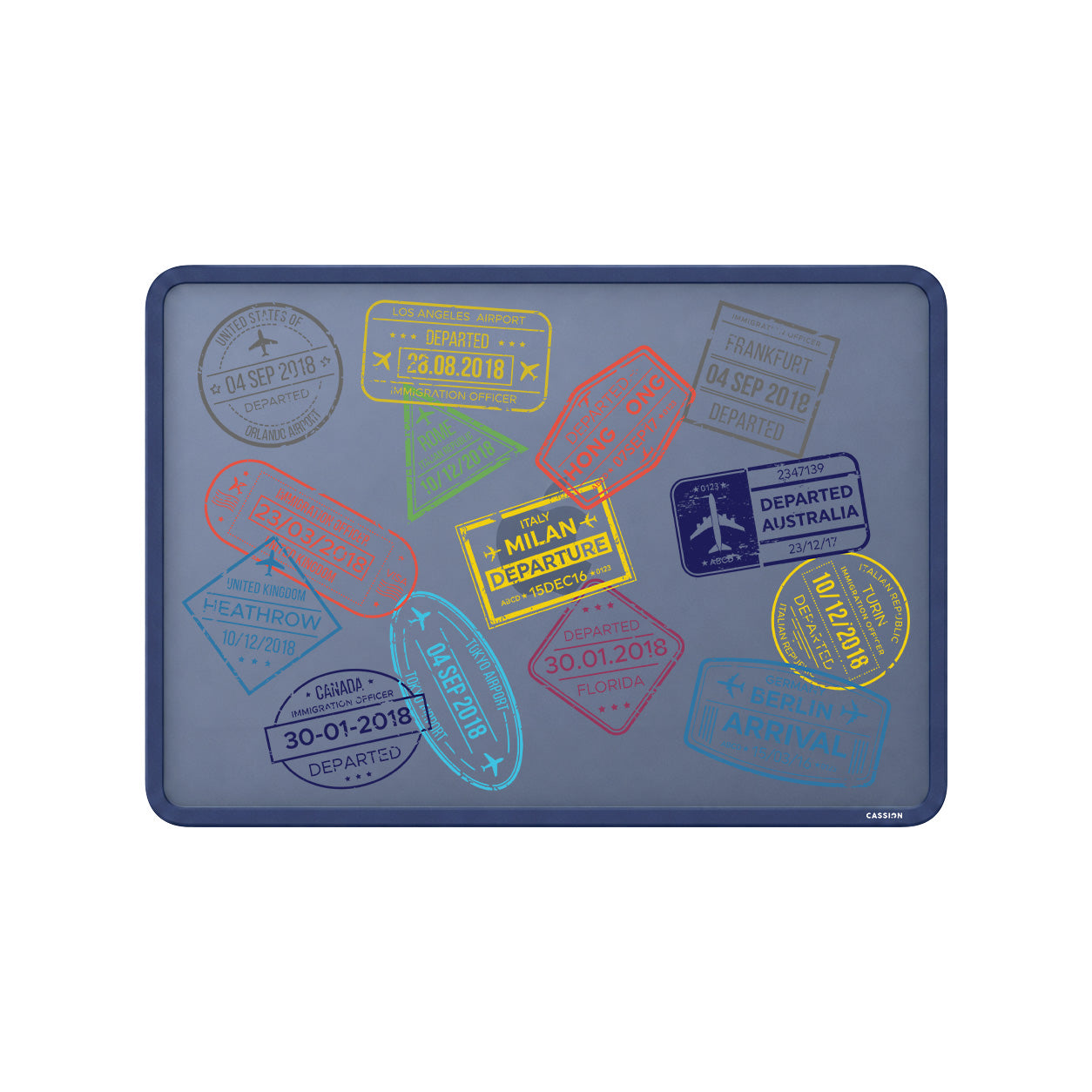 Traveller Stamp Macbook Case