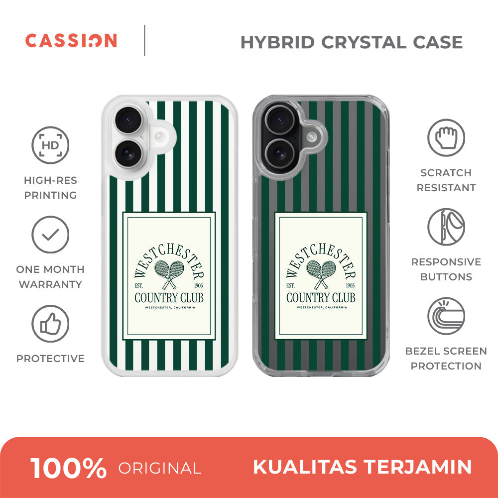 Weschester Tennis Club Hybrid Crystal Case - iPhone 17
