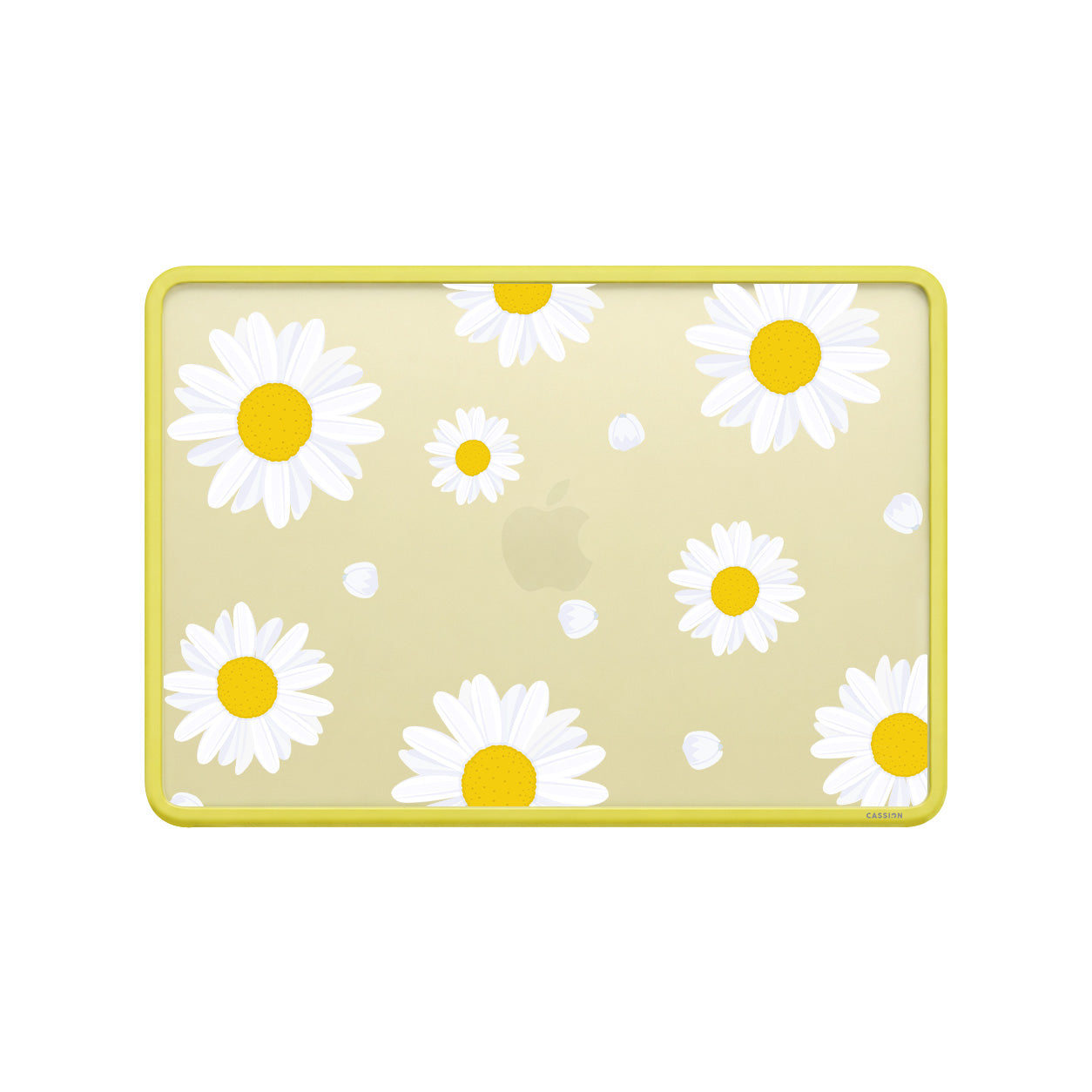 White Daisies Flower Macbook Case