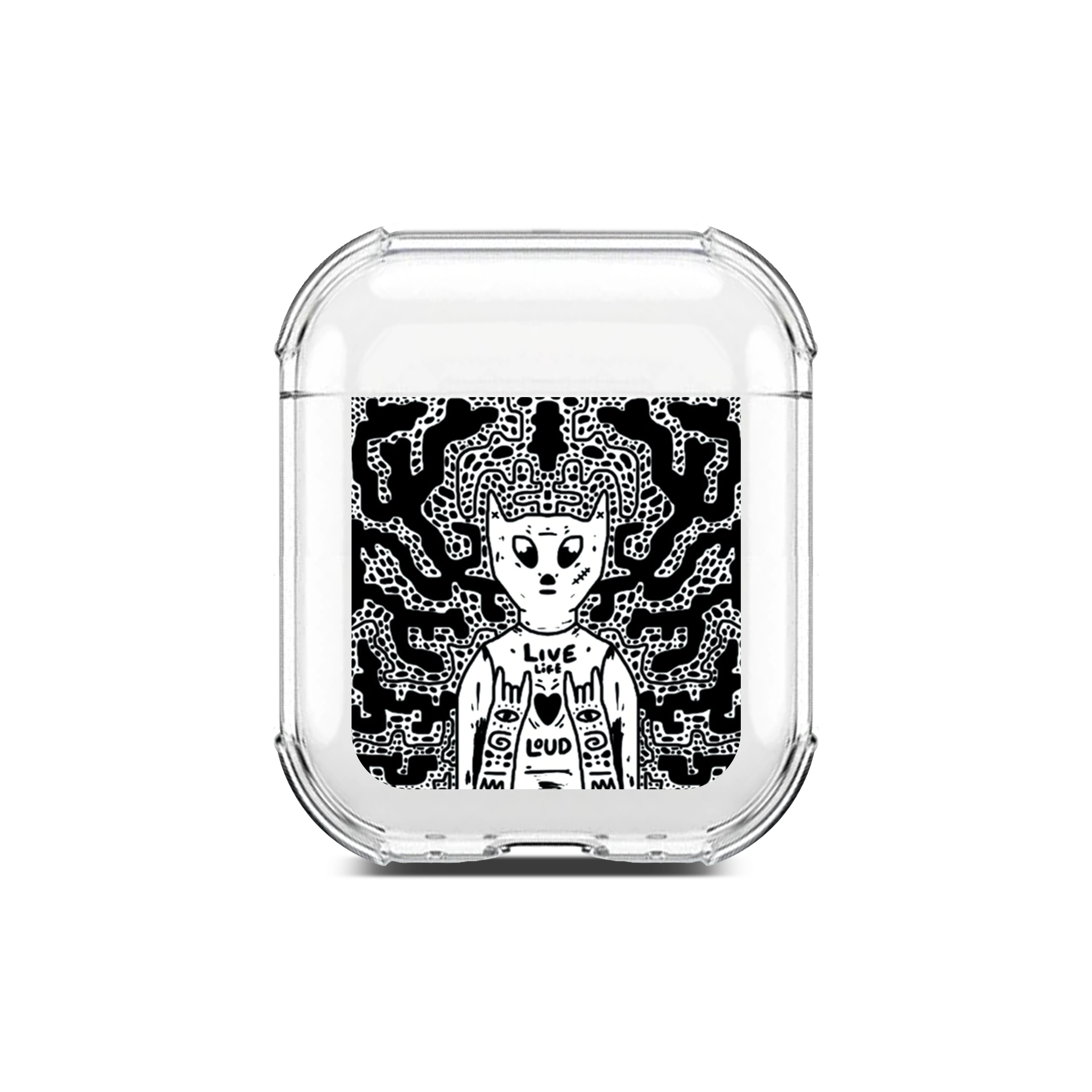 Live Life Loud Airpods or Samsung Buds Case