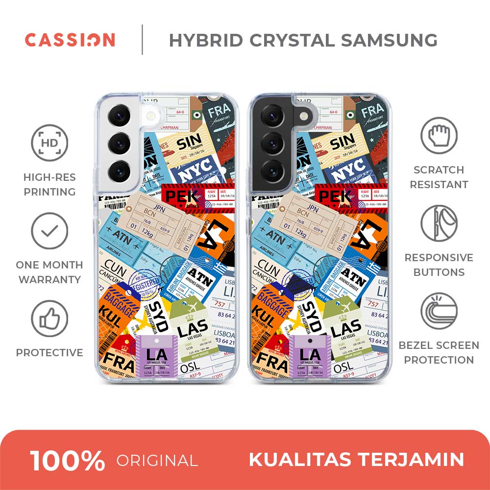 Baggage Tag 02 Hybrid Crystal Case - Samsung S24 Ultra