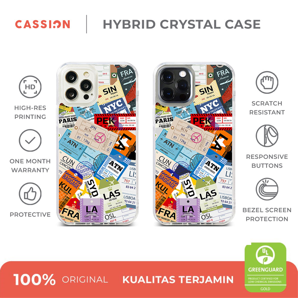 Baggage Tag 02 Oxy Crystal Case - iPhone 14 Pro Max / Black