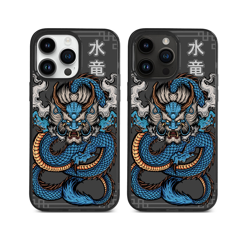 King of Dragons Black Hybrid Crystal Case