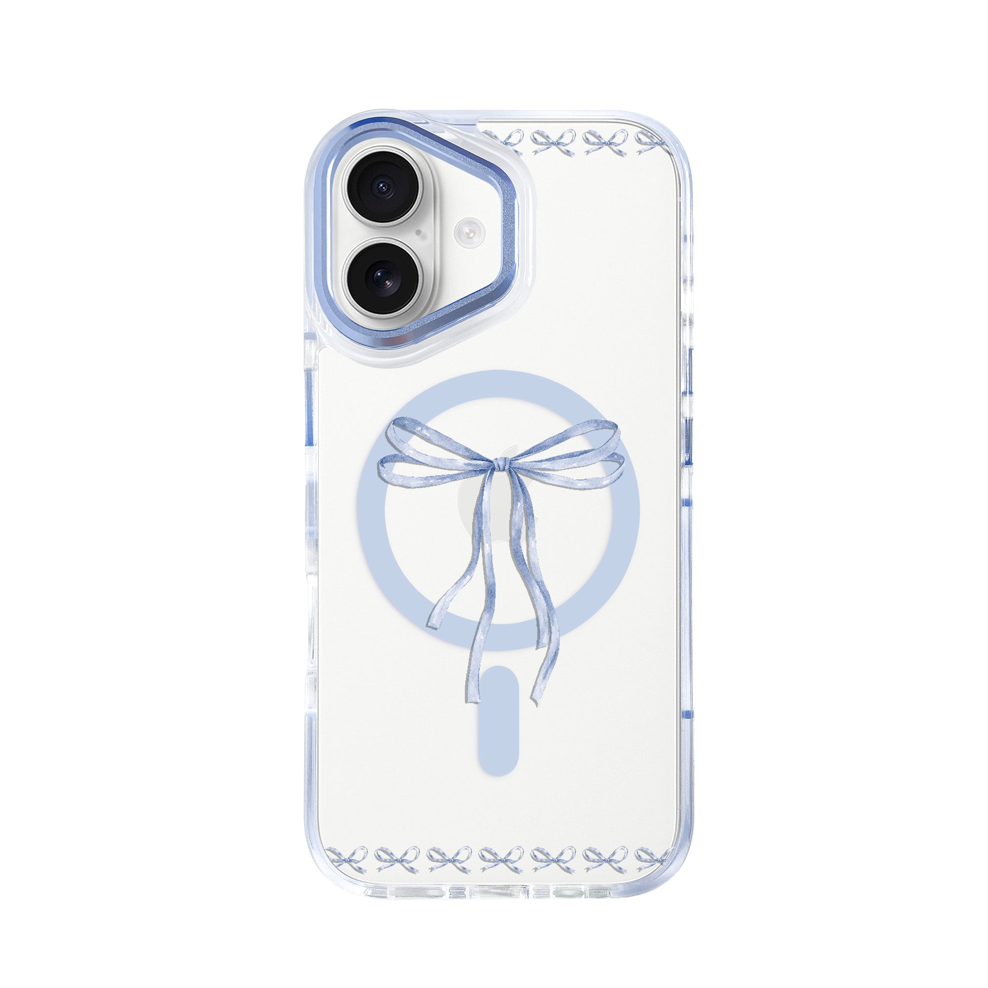 Hybrid Aura Crystal for iPhone Blue Damselfly Ribbon