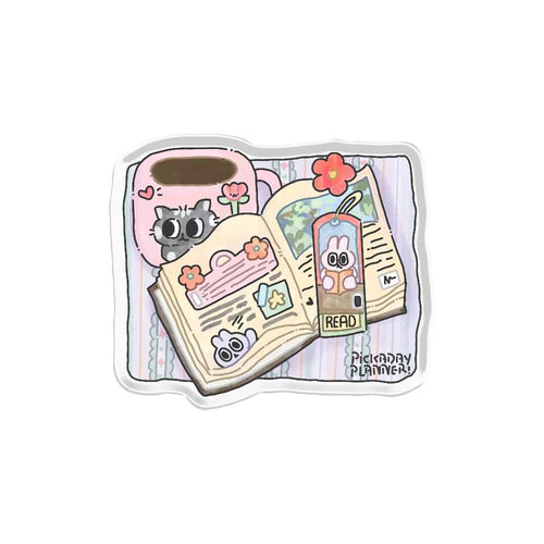 Book & Chill Acrylic Popup Stand