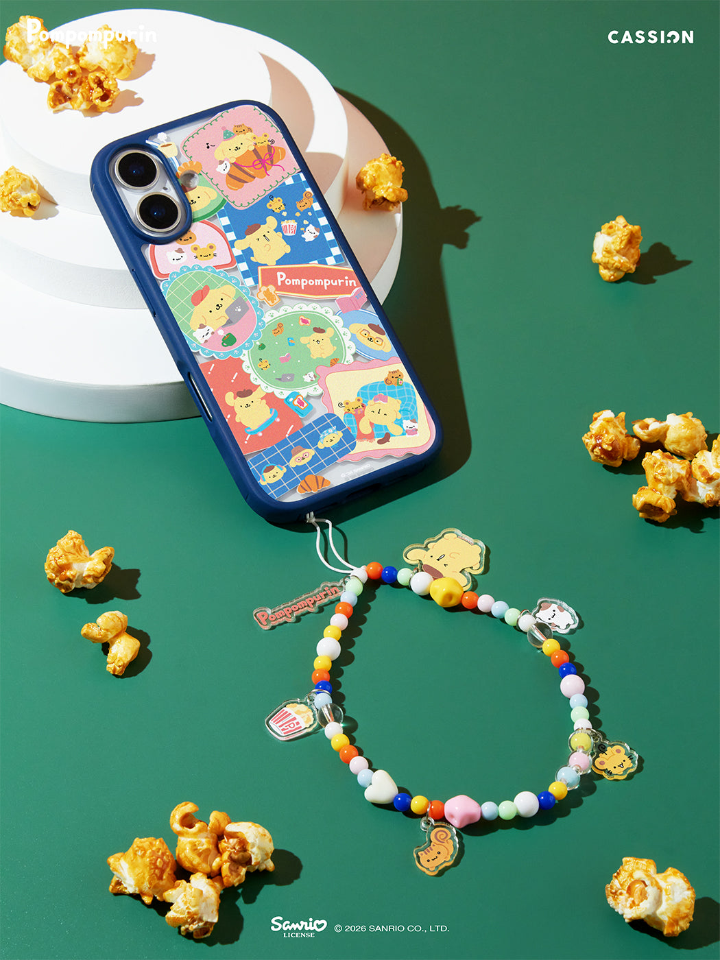 Humor Phone Charm Hand Strap for Phone Case Pompompurin 30th Anniv