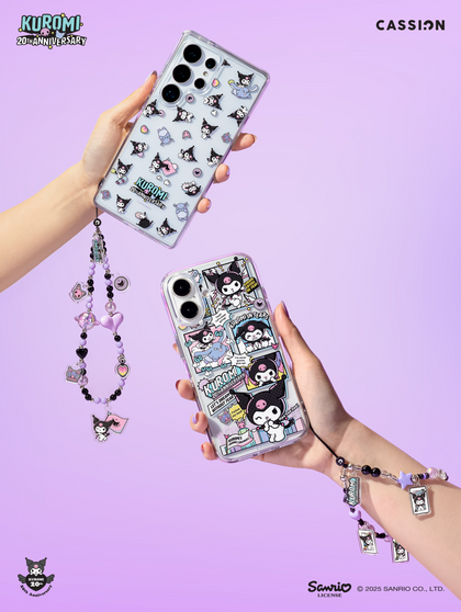 Chain Beads Phone Charm Hand Strap for Phone Case Kuromi Universe