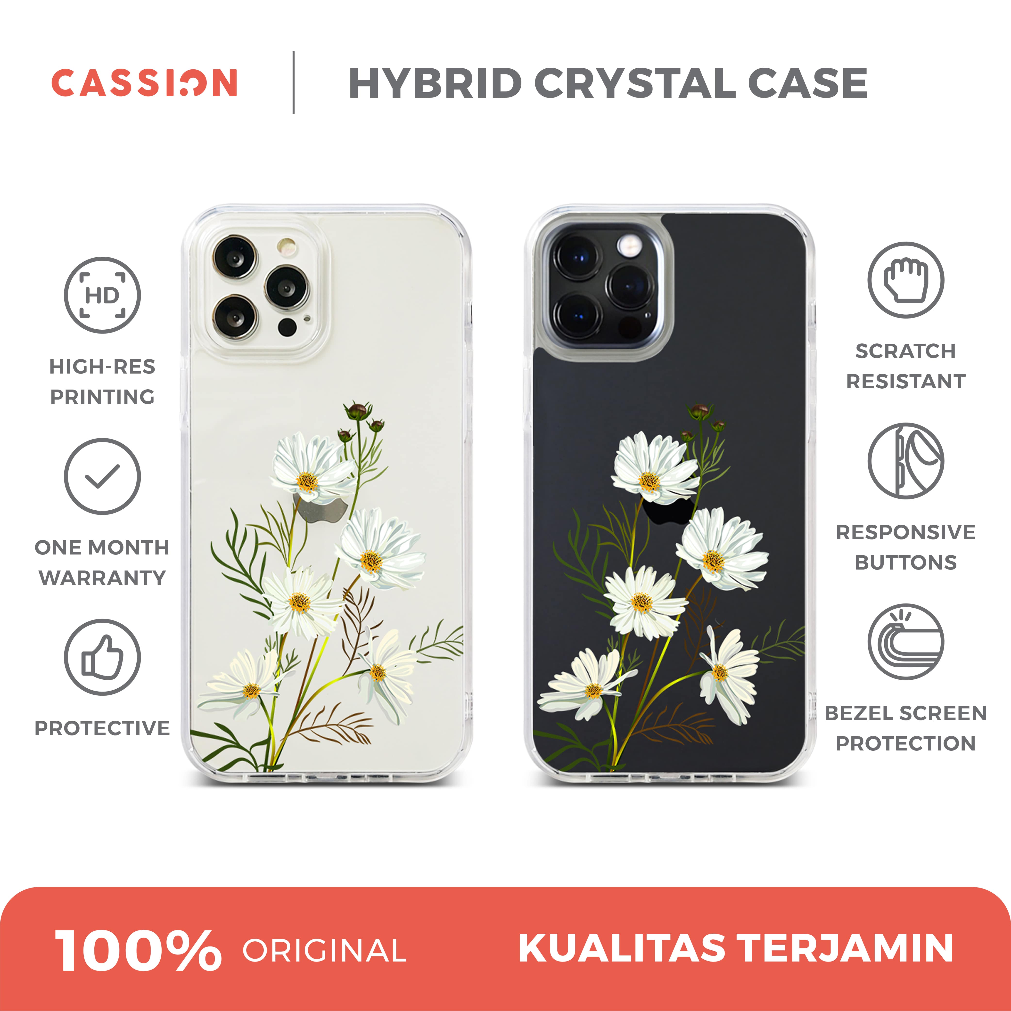 Daisy Flowers Hybrid Crystal Case - iPhone 12 Pro Max