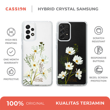 Daisy Flowers Hybrid Crystal Case - Samsung A53 5G