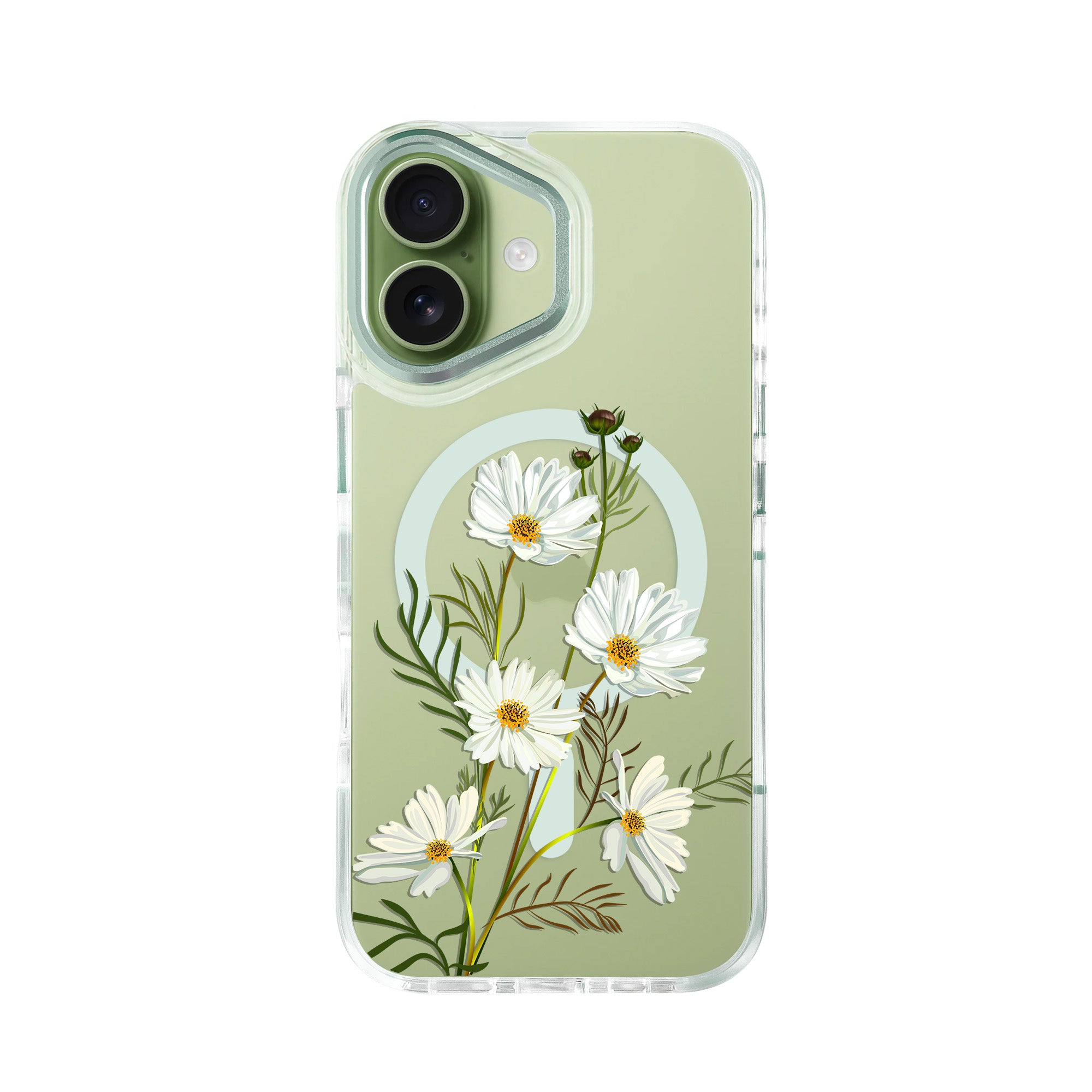 Hybrid Aura Crystal for iPhone Daisy Flowers