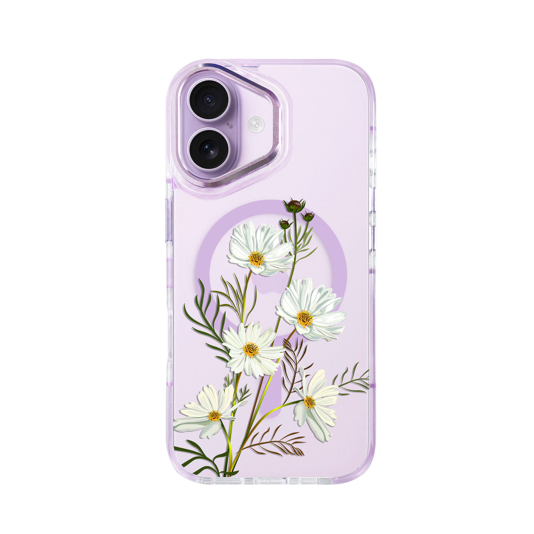 Hybrid Aura Crystal for iPhone Daisy Flowers