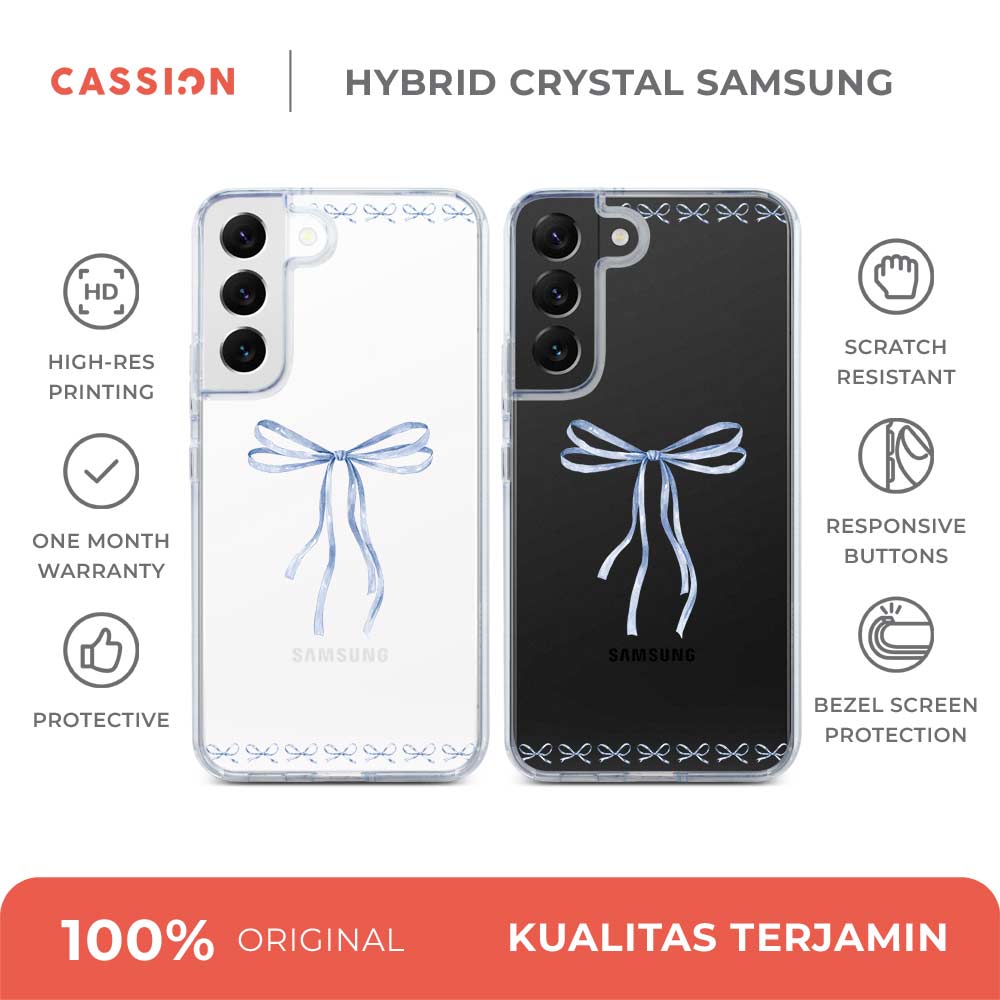 Blue Damselfly Ribbon Hybrid Crystal Magsafe - Samsung S23 Ultra / v2